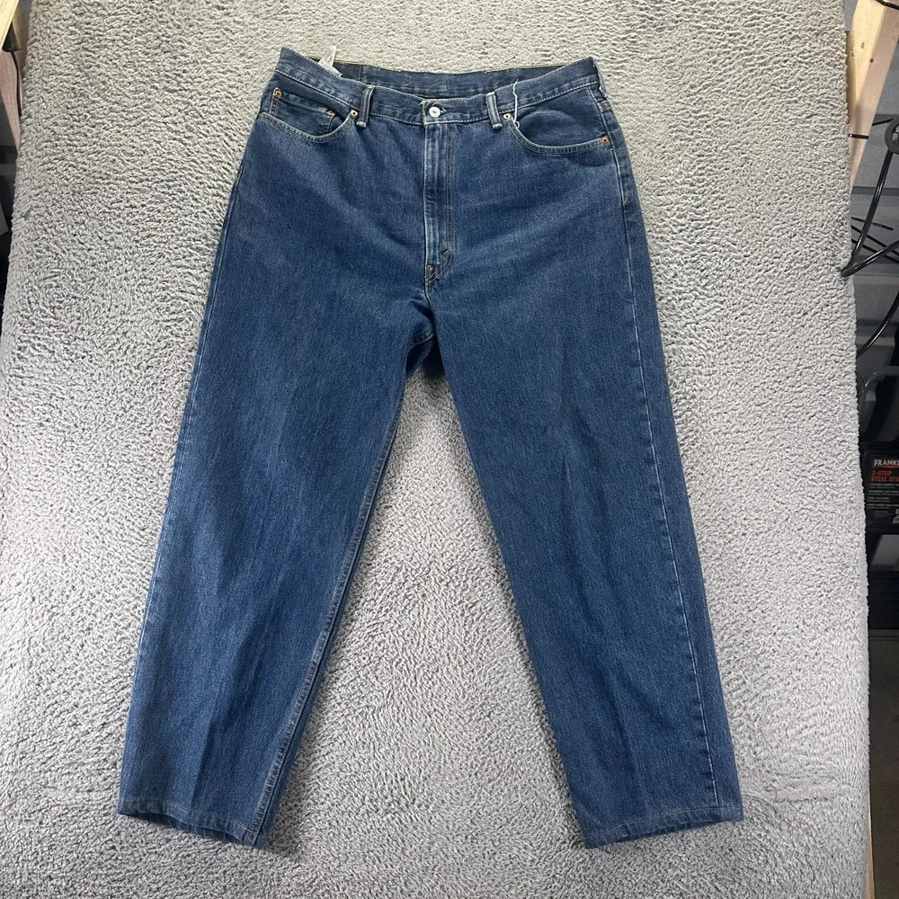 Levi's 550 Jeans Men 40x32 Blue Cotton Denim Straight Workwear Streetwear Travel
